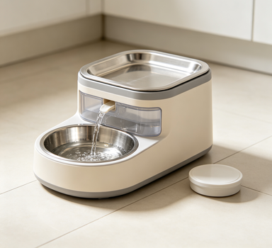 FreshFlow Stainless Pet Fountain