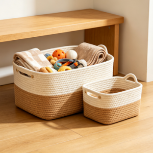 TidyTail Woven Toy Basket Set